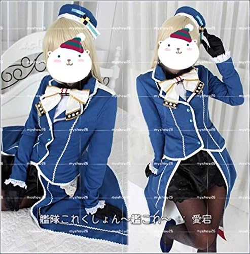 コスプレウイッグ 艦隊これくしょん～艦これ～ 愛宕コスプレ衣装 ディズニークリスマスハロウィン イベント仮装
