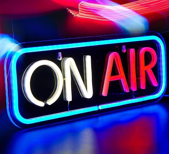 ON AIR サインランプ オンエアー ライト ネオンライト 壁掛け ネオンサイン ネオン管(タイプA)
