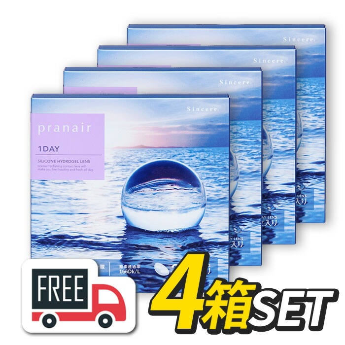 プラネアワンデー（1箱30枚入）4箱 1day コンタクトレンズ 1日使い捨て ポスト便
