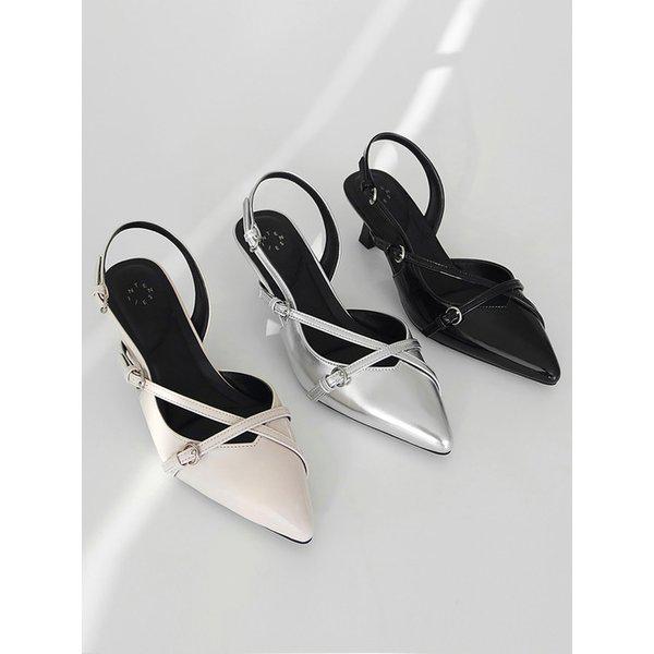 インテンス 女性 バックル スリングバック 5cm LCWO91I513