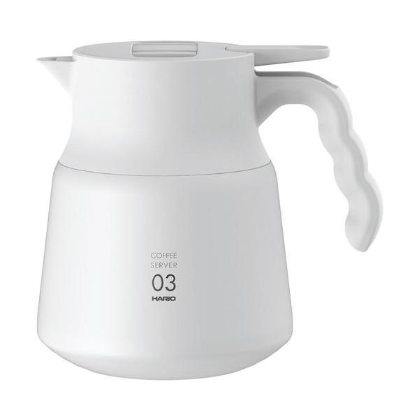 HARIO ハリオ VHSN-80-W ホワイト 保温ステンレスサーバーPLUS 容量800ml V60