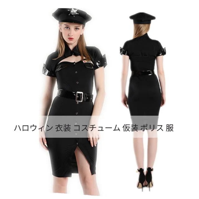 コスプレ 衣装 OL 秘書 制服 オフィスレディ スーツ セクシーコス ベスト＆ミニスカの可愛い首リボン付きOL秘書コスチュームセット ミニスカ セール