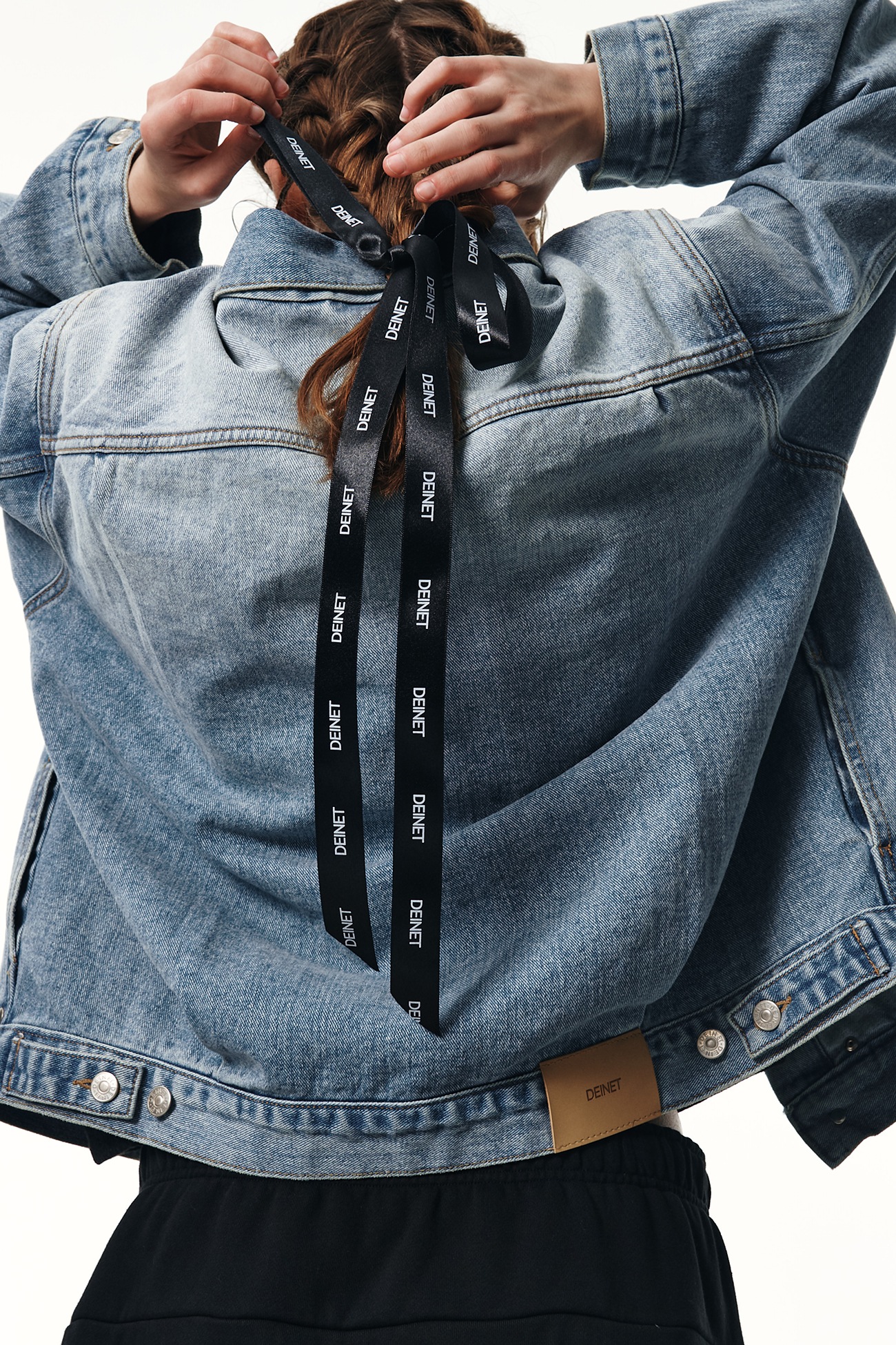 ダウンジャケット・コート +DEINET+ BUTTON POINT DENIM JACKET IN LIGHT BLUE KDCFU4FA211 DEINET】 BUTTON POINT DENIM JACKET : LIGHT BLUE デニム
