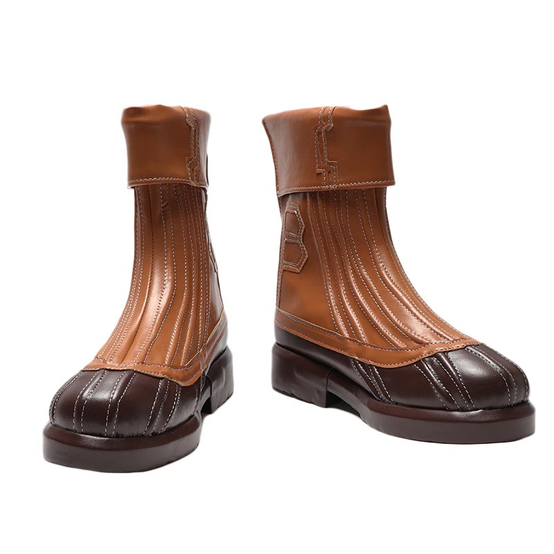 コスプレ靴 アグランゼルガ＝エルガ　異世界おじさん　ブーツ 長靴 コスプレ クリスマス ハロウィン