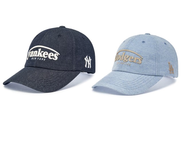 ヴィンテージ デニム カーブロゴ アンストラクチャード キャップ