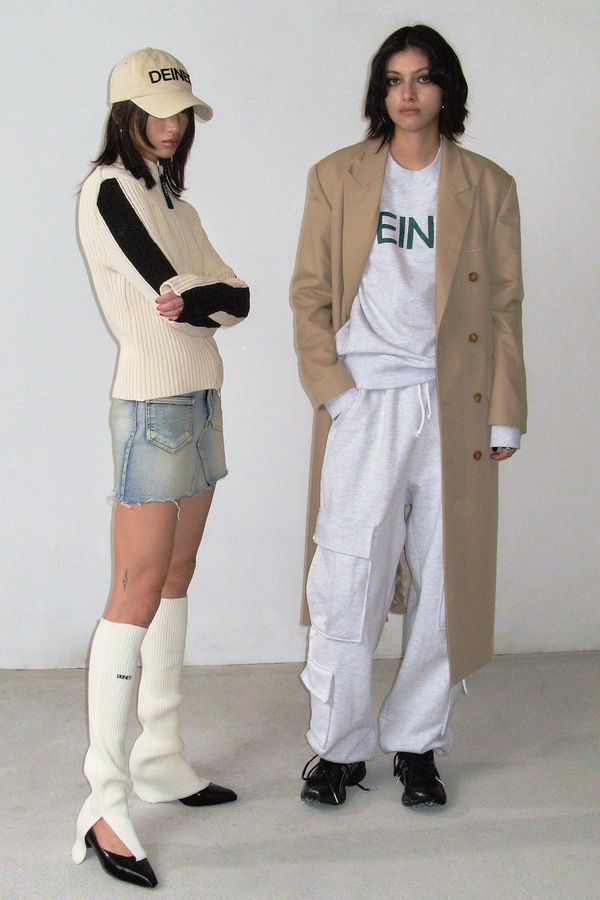 【DEINET】 DEINET LOGO CAP : BEIGE