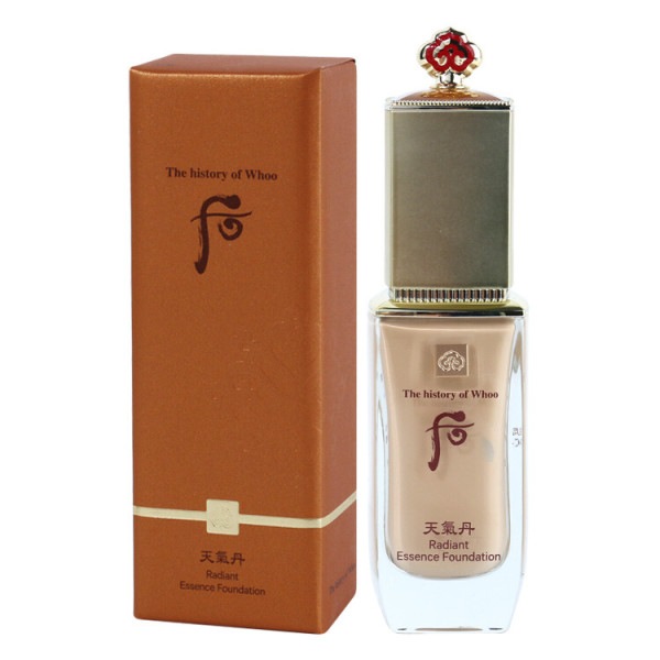The Hoo 天気団 花現エッセンス ファンデーション 21号 SPF35 PA++ 40ml (贈呈品なくなり次第贈呈終了)