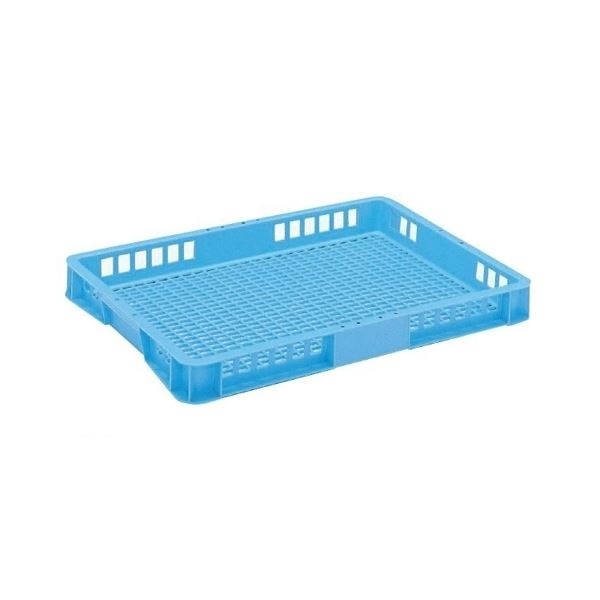 [10個セット] トレー/めんコンテナー/食品用コンテナー [12L ブルー] T-12