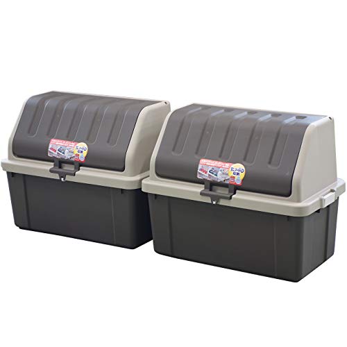 色：ブラウン JEJアステージ ホームボックス 日本製 収納庫 家庭用 ブラウン920 2個セット