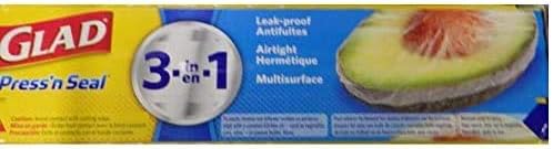 Glad ラップ 43.4m プレスアンドシール 多用途フード保存ラップ 6本Set