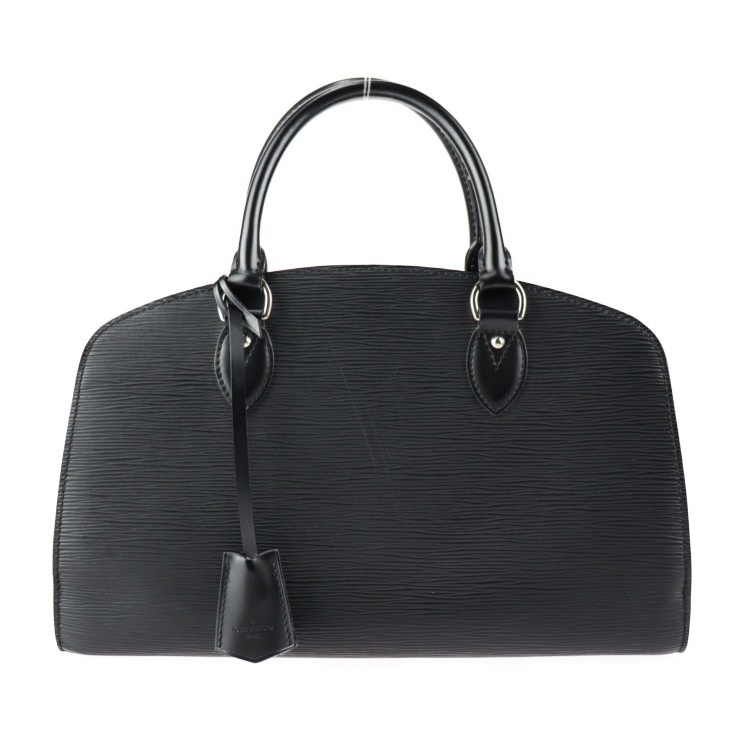美品 LOUIS VUITTON ルイ ヴィトン ハンドバッグ M59072 ポンヌフ PM エピ レザー ノワール ブラック シルバー金具 ビトン 本物保証 中古