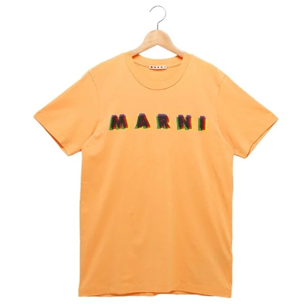 Tシャツ オレンジ 3D プリント オレンジ メンズ UMU0198PEU SCV16 MCR08