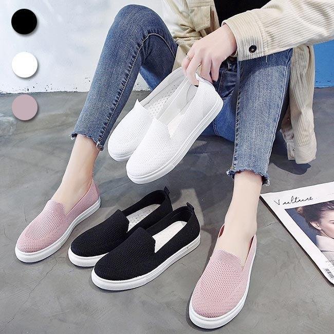 【超お得1つ買うと10個もらえる】急速出荷スリッポン レディース ローファー スニーカー 透かし編み フラットシューズ 通気性 カジュアルシュ