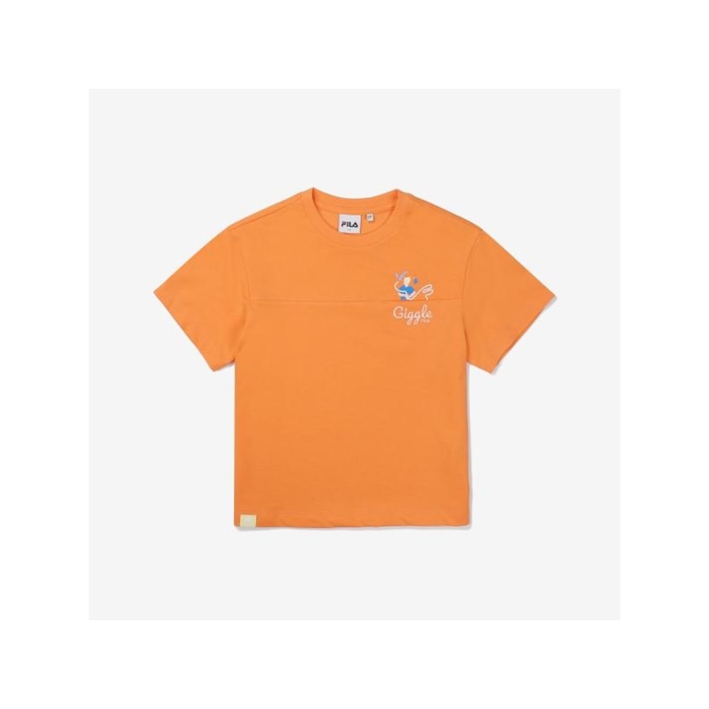 FILA KIDS サマー プレイ 切替Tシャツ FK2RSF2G02X_LOR