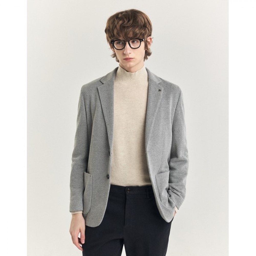 (ヘッジズ) 24FW グレーソフトジャージージャケット HZJA4C331G2