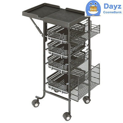 ワイヤーラック４段　店舗什器　棚　テナント　ワゴン　陳列棚　ポップ　昭和レトロ ワイヤーラック4段 店舗什器 棚 テナント ワゴン 陳列棚 ポップ 昭和