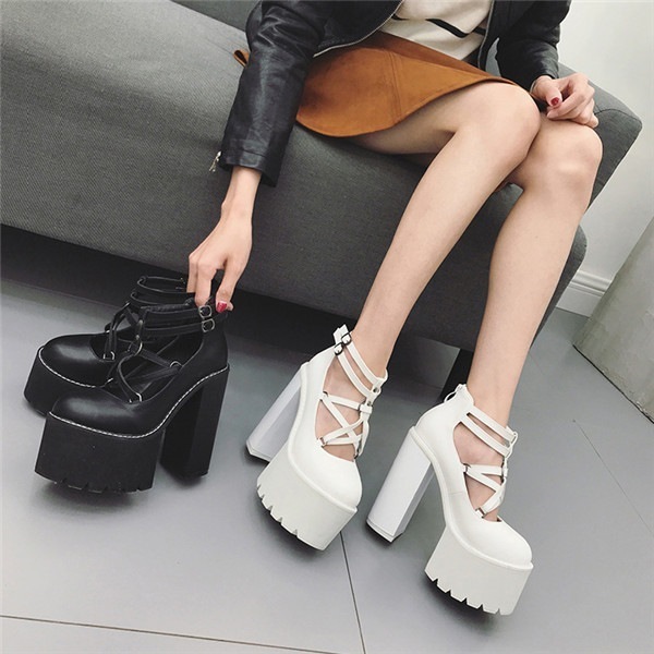 韓国スタイルストリートスケーターステージ衣装ダンス衣装ガールズファッションHIPHOP厚底ハイカット