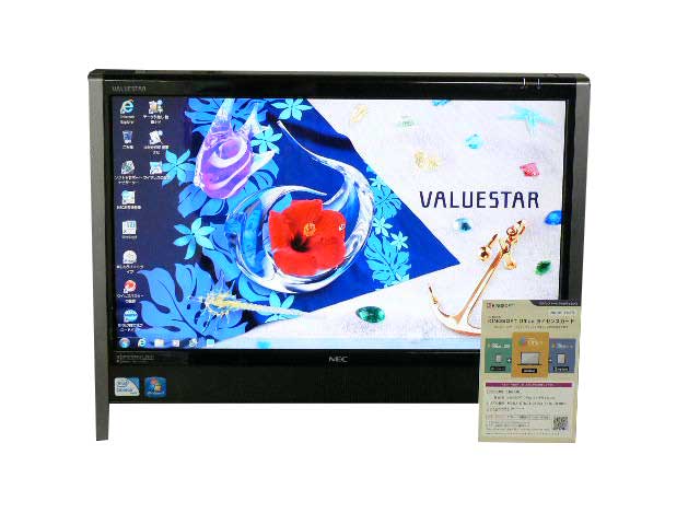 NEC デスクトップパソコン 中古パソコン VN370/A ブラック デスクトップ 一体型 本体 Windows7 Celeron DVD 地デジ 4GB/500GB 送料無料 中古