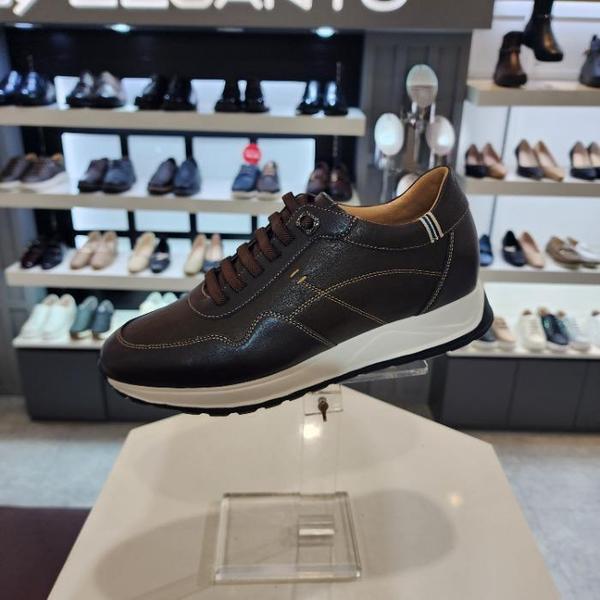 HC10 南ブラウンの身長アップスニーカー5cm LCMS68U51385 (41511944)