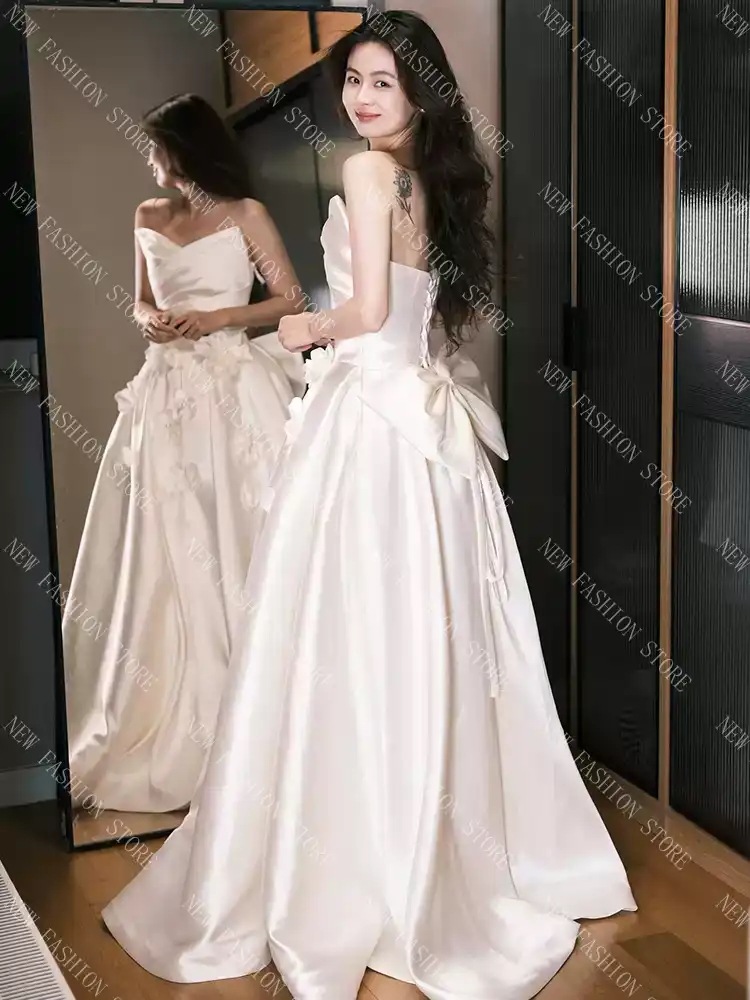 ウエディングドレス 白-67