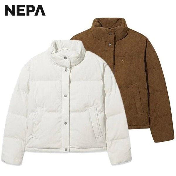 冬用女性ランブラーコーデュロイゴールデンダウンジャケット - 7L82068 25,424円