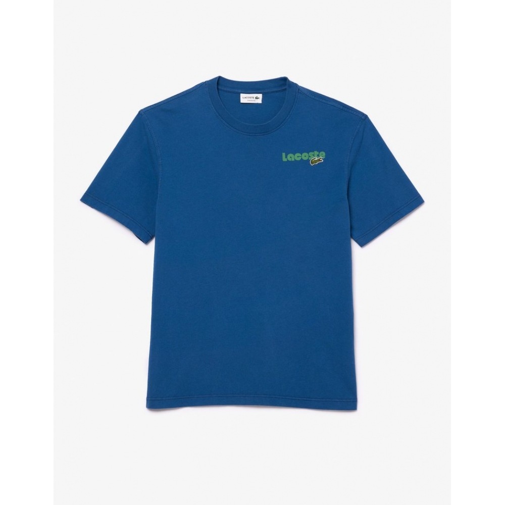 ラコステメンズサマーパックピグメントプリント T シャツ TH7544-54G HBM