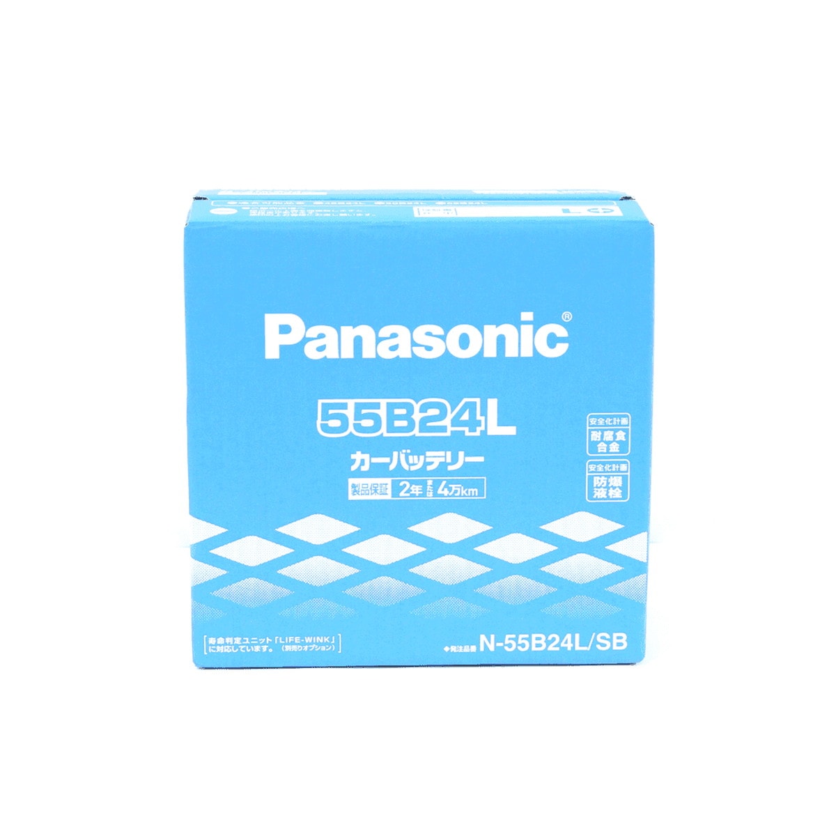 Panasonic PANASONIC 国産車用バッテリー N-55B24L/SB ニッサン ティアナ 2004年6月-2005年12月 送料無料 高品質