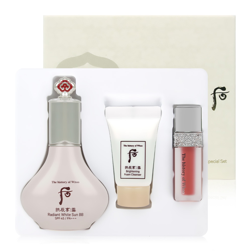 拱辰享(ゴンジンヒャン) 雪 美.白 サン BB SPF45/PA+++ 40ml 企画セット／サンプル2点付き