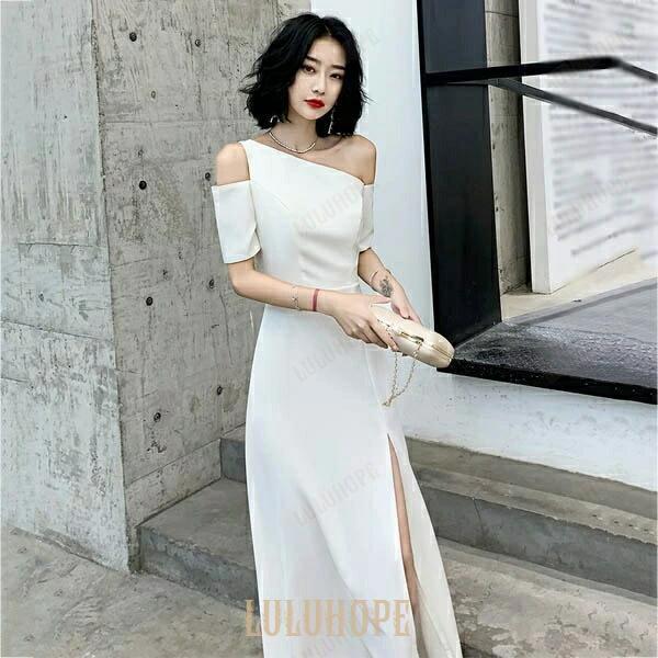 ドレス 大人 ピアノ 発表会 ロング丈 ロングドレス 演奏会 パーティードレス 結婚式 ワンピース 二次会 袖あり 肩出し オフショルダー 大人