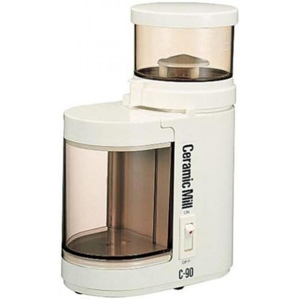 Kalita カリタ 43011 セラミックミルC-90（アイボリー） グラインダー 電動ミル コーヒー 珈琲豆 セラミック臼歯 挽き目調整