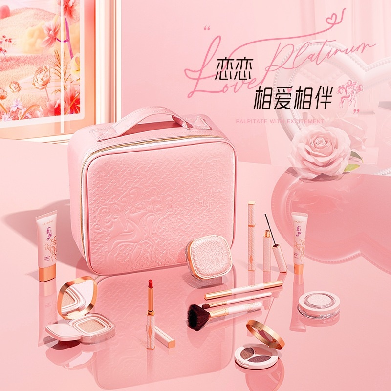 HLOFF一鹿お揃いポーチケースセット化粧品セットクリスマス七夕バレンタインプレゼント 母の日ギフト