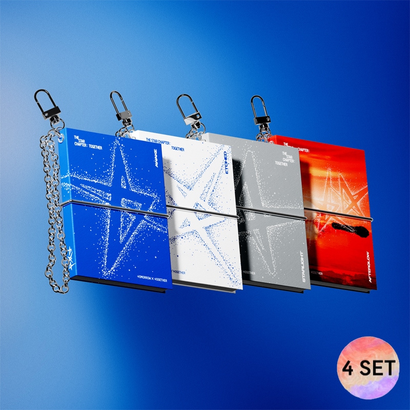 [4種 SET] TOMORROW X TOGETHER - THE STAR CHAPTER : TOGETHER (Mini Book Keyring Ver.)