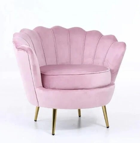 モダンホーム家具 快適でリビングルームのソファ洋服店 会所　美容院家具ベルベット人間工学に基づいたチェア