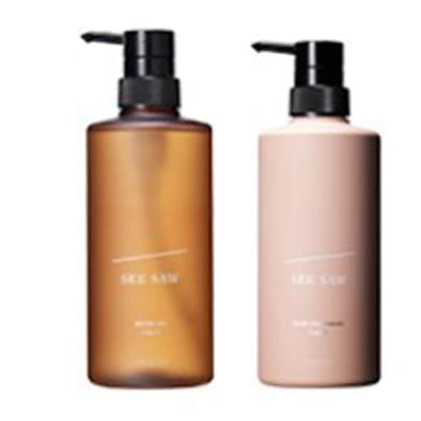 【セット品】アップデート シーソー T (タイト) ヘア＆スキャルプシャンプー500ml× ヘアトリートメント500ml