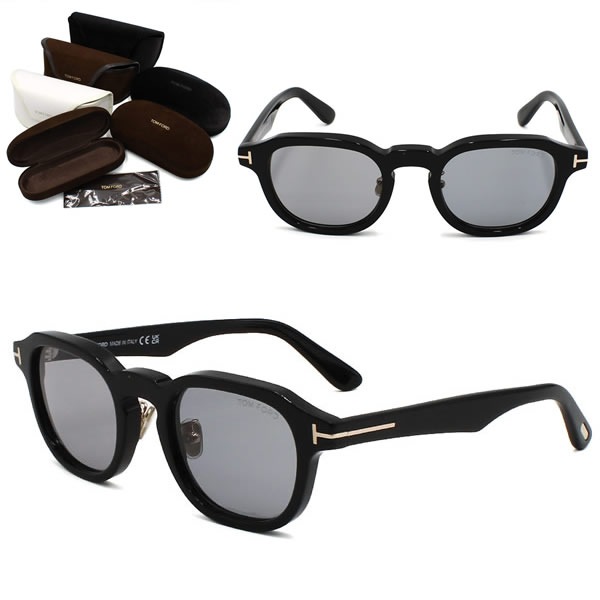 サングラス FT1230-D/S 01A 50 サングラス EYEWEAR TF1230 アジアンフィット ブラック グレー メンズ レディース ユニセックス