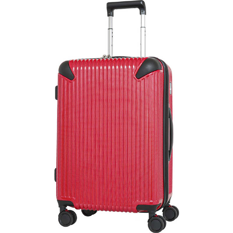 SPALDING　キャリーケース サスペンション レッドカーボン [TSAロック搭載 /約54L /3泊～5泊]　SP083656RDC