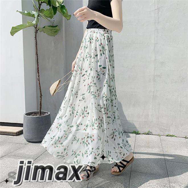 ロングカート 体型カバー スカート レディース 花柄 コーデ ミモレ丈 大きいサイズ マキシスカート 春 夏 2023 20代 30代 40代 50代 プレゼント