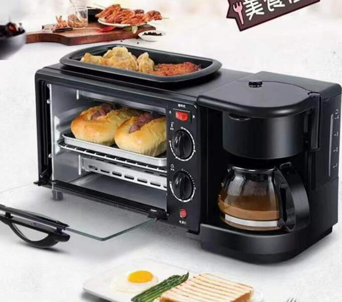 朝ごはん」を楽しめる多機能朝食器　サンドイッチ　オーブントースターステーキフライヤー　朝食メーカー110v