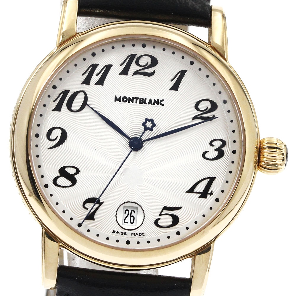 モンブラン MONTBLANC 7042 マイスターシュティック デイト クォーツ メンズ _888797【中古】