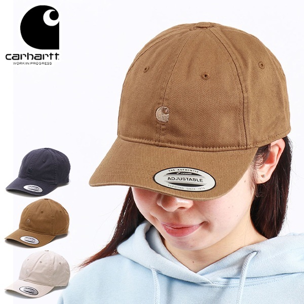 日本正規品 MADISON LOGO CAP マディソン 帽子 コットン ワンポイント 深め サイズ調整 刺繍 無地 アメカジ ストリート シンプル I023750