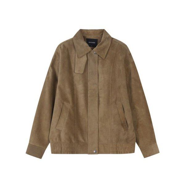 [] 女性) リアルスエードブルゾン(B244LR610P) [P003747657]