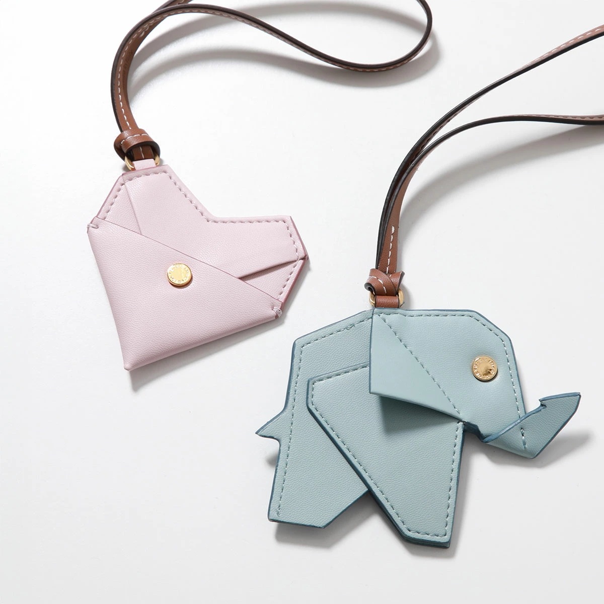 STELLA McCARTNEY ステラマッカートニー チャーム オリガミ 7P0056 WP0326 7P0059 WP0328 レディース レザー ホルダー バッグチャーム カラー2色