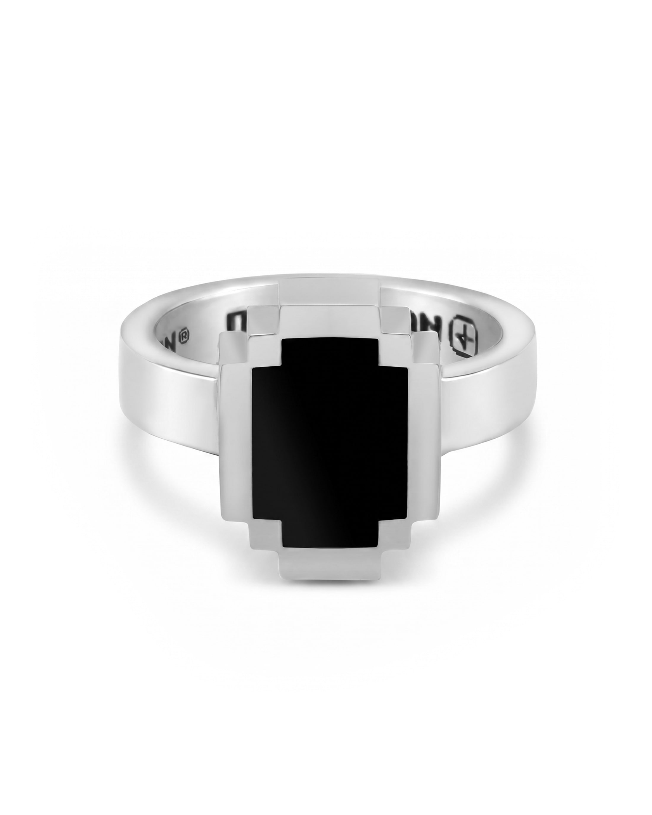 【NONNON】PIXEL OVAL RNG SILVER925