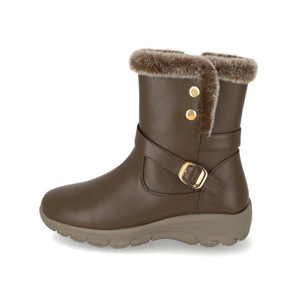 軽量クッションUPファー起毛防寒女性ブーツ2XWA35XM_GN