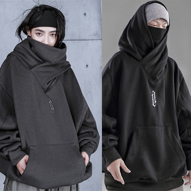 【人気SALE】かっこいい 裏起毛パーカー メンズ 男女兼用 ハイネック フード付き ゆったり パーカー カップル服