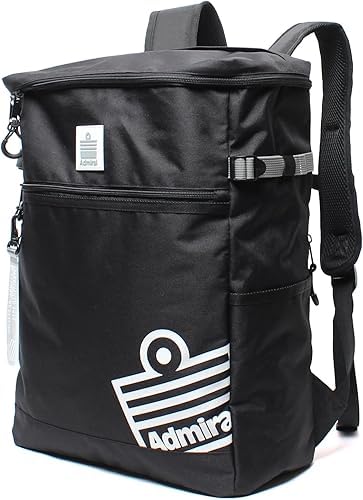 [アドミラル] スクールリュック 男子 女子 大容量 30リットル リュック 通学リュック ノートPCポケット付き リュックサック バックパック スクエアリュック ASRL-08 グレー