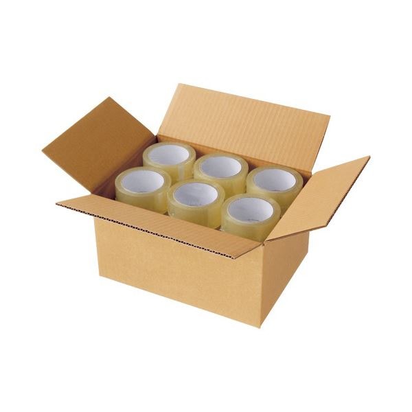 （まとめ）TANOSEE 無地ダンボール箱 A4（SS）サイズ 高さ190mm 業務用パック 1パック（30枚） 5セット