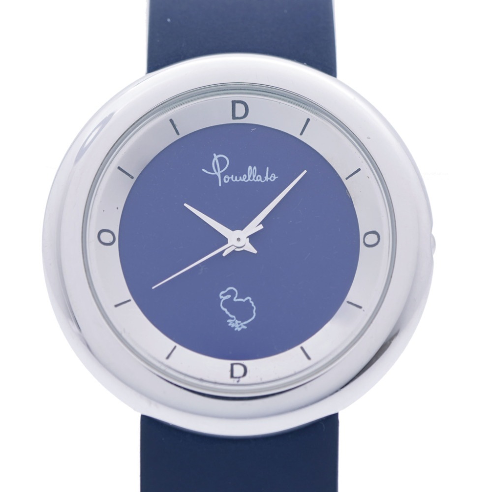 クオーツ ドド 腕時計 ステンレススチール/ラバー ネイビー 0088【中古】 メンズ