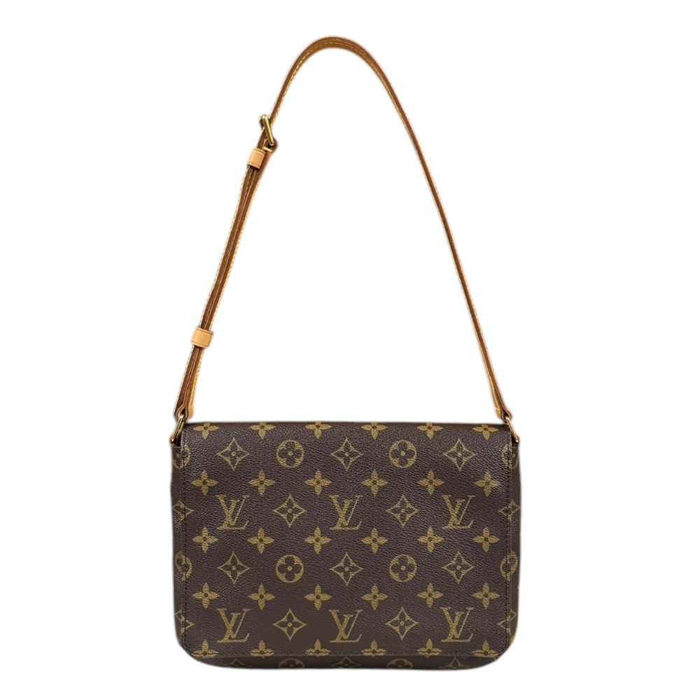 ルイヴィトン ミュゼットタンゴ ショート モノグラム ショルダーバッグ モノグラムキャンバス M51257 ブラウン LOUIS VUITTON 中古
