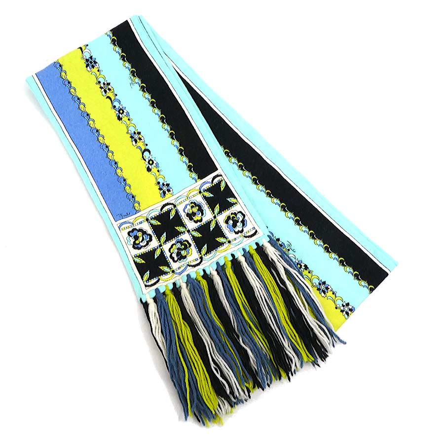 EMILIO PUCCI 幾何学模様 マフラー EMILIO PUCCI 幾何学模様 マフラー